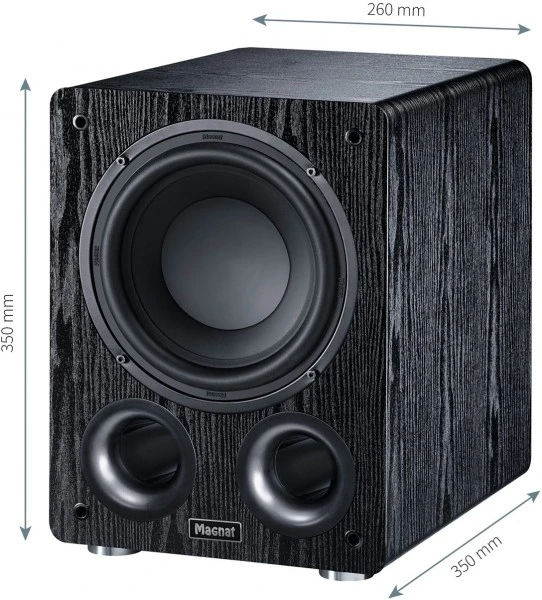 Magnat Alpha RS 8 Aktiv-Subwoofer Schwarz – Bild 5