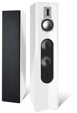 Quadral Aurum Montan 9 /Stück Stand-Lautsprecher Hochglanz Weiß