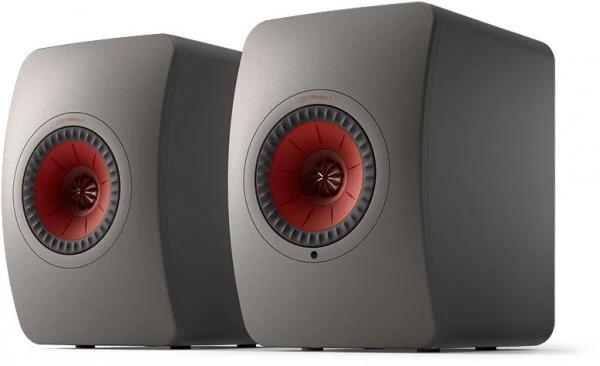 KEF LS50 Wireless II /Paar Regallautsprecher Titanium Grey