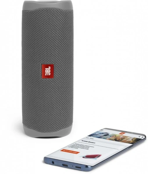 JBL Flip 5 Bluetooth-Lautsprecher Grau – Bild 3
