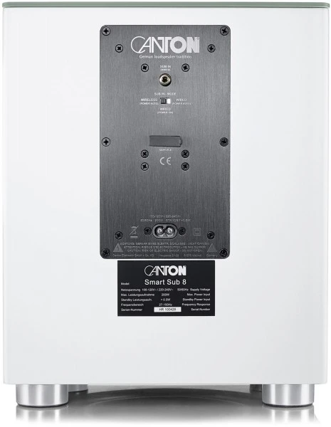 Canton Smart Sub 8 Aktiv-Subwoofer Weiß – Bild 3