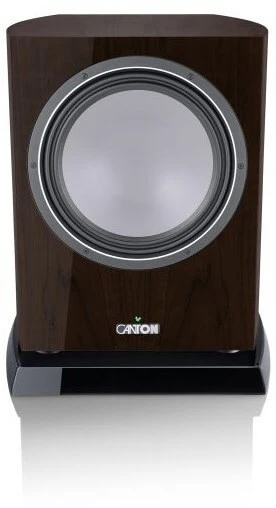 Canton Vento Sub 12 Aktiv-Subwoofer Hochglanz Nussbaum Dunkel â Bild 5