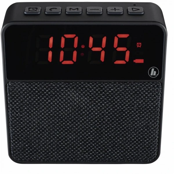 Hama Pocket Clock Multimedia-Lautsprecher Bluetooth Schwarz – Bild 2