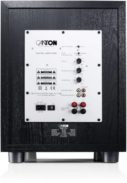 Canton SUB 12.3 Aktiv-Subwoofer Schwarz – Bild 3