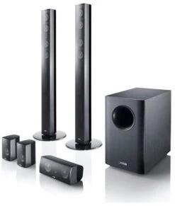 Canton Movie 1050.2 5.1 A/V-Lautsprechersystem Mit Aktiv-Subwoofer Schwarz Eloxiert