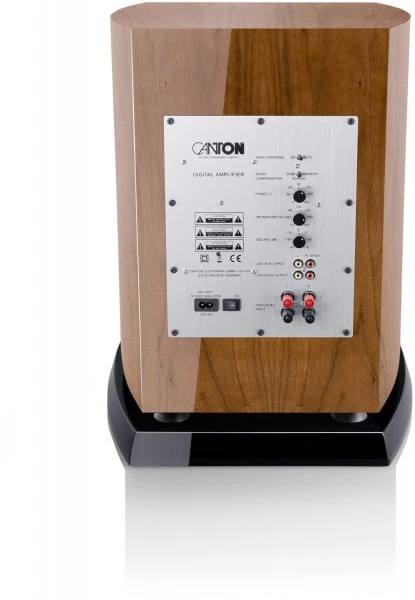 Canton Vento Sub 12 Aktiv-Subwoofer Hochglanz Nussbaum – Bild 2
