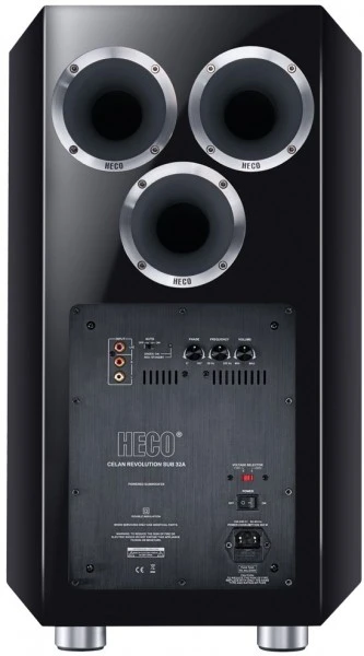 Heco Celan Revolution Sub 32A Aktiv-Subwoofer Piano Schwarz – Bild 3