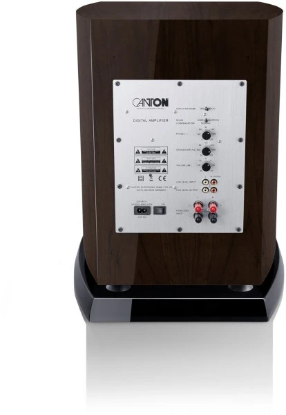 Canton Vento Sub 12 Aktiv-Subwoofer Hochglanz Nussbaum Dunkel â Bild 2