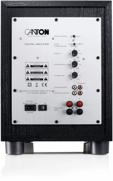 Canton SUB 8.3 Aktiv-Subwoofer Schwarz – Bild 3