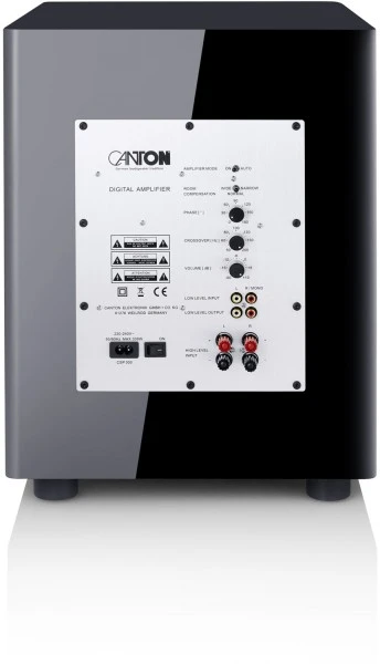 Canton Townus Sub 12 Aktiv-Subwoofer Hochglanz Schwarz – Bild 5