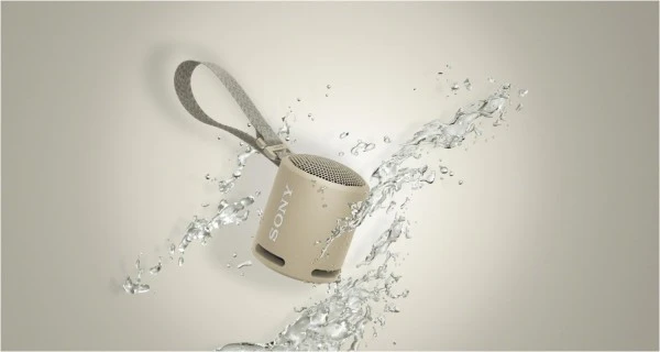 Sony SRS-XB13 Bluetooth-Lautsprecher Taupe – Bild 2