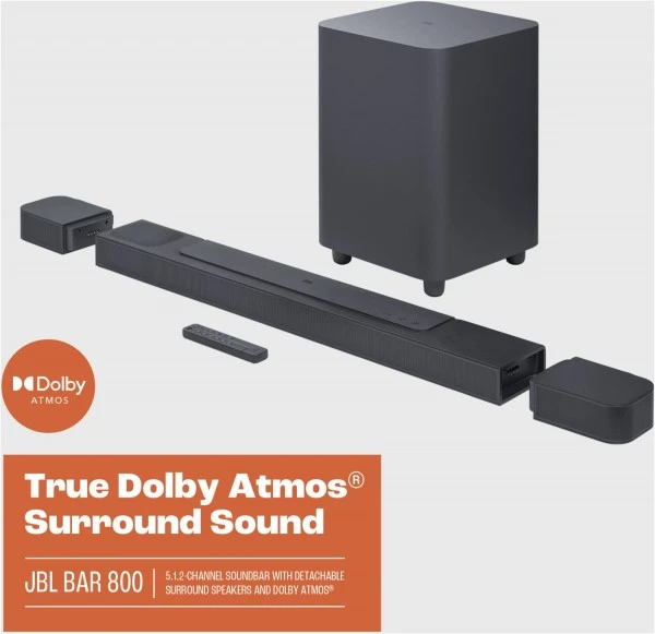 JBL Bar 800 Soundbar + Subwoofer + Surround Schwarz – Bild 3