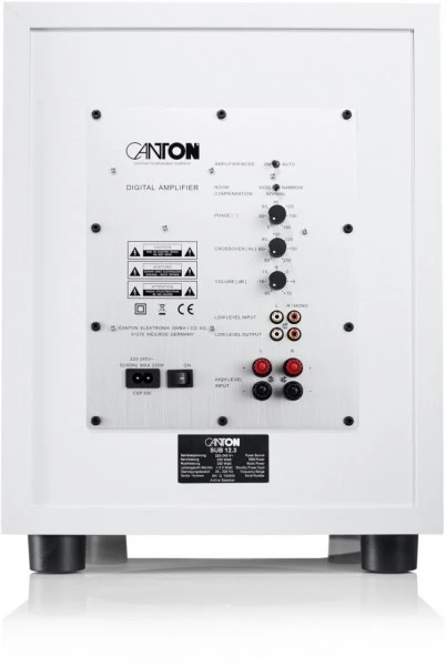 Canton SUB 12.3 Aktiv-Subwoofer Weiß – Bild 3
