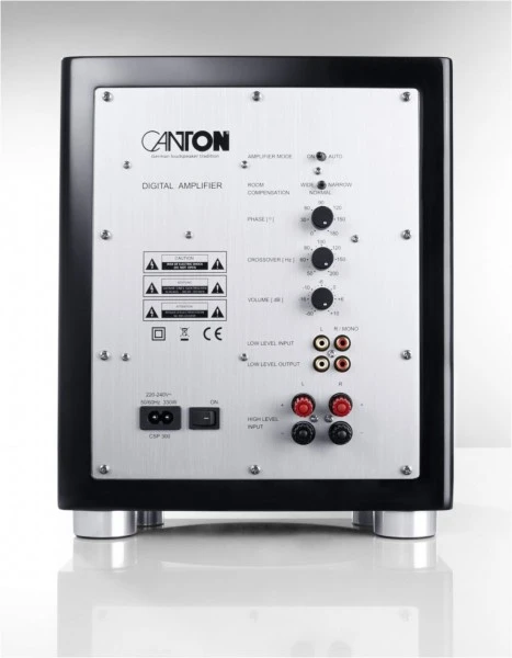 Canton Sub 601 Aktiv-Subwoofer Hochglanz Schwarz – Bild 4