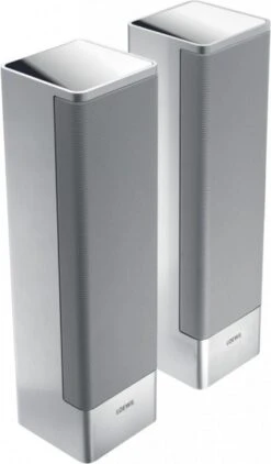 LOEWE Ind. Sound Multiroom Speaker /Paar On Wall Lautsprecher Alu-silber