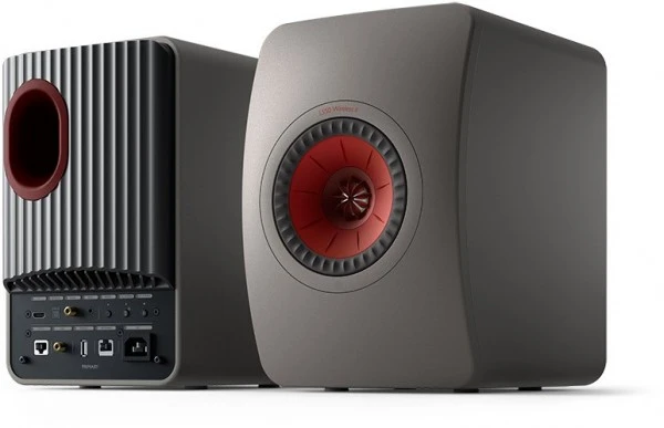KEF LS50 Wireless II /Paar Regallautsprecher Titanium Grey – Bild 2