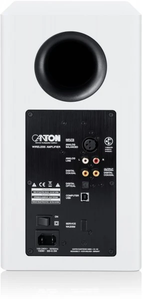 Canton Smart Townus 2 /Paar Regallautsprecher Weiß Seidenmatt – Bild 5