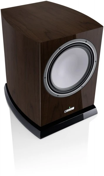 Canton Vento Sub 12 Aktiv-Subwoofer Hochglanz Nussbaum Dunkel â Bild 4