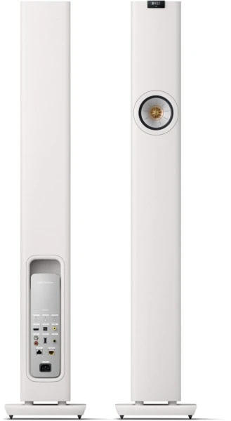 KEF LS60 Wireless /Paar Standlautsprecher Mineral Weiß – Bild 4