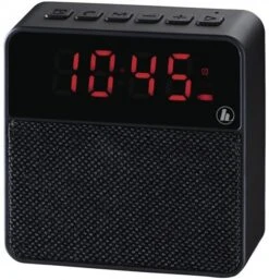 Hama Pocket Clock Multimedia-Lautsprecher Bluetooth Schwarz