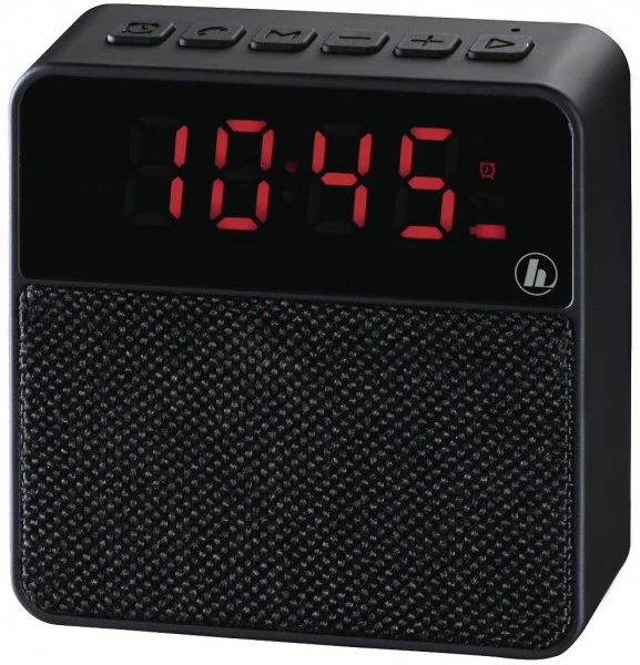 Hama Pocket Clock Multimedia-Lautsprecher Bluetooth Schwarz