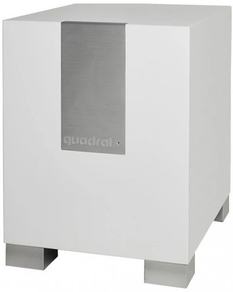 Quadral Qube CS10 Aktiv-Subwoofer Weiss Hochglanz