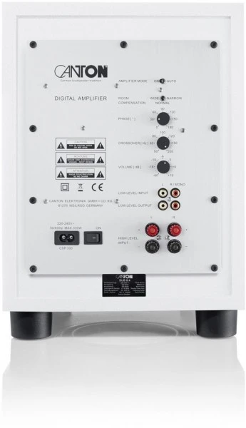 Canton SUB 8.4 Aktiv-Subwoofer Weiss – Bild 6