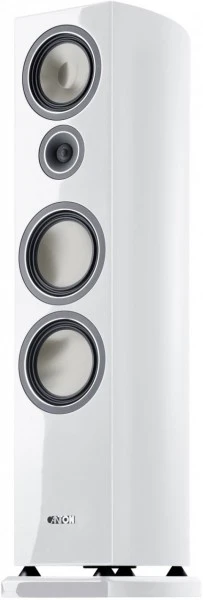 Canton Vento 896.2 DC /Stück Stand-Lautsprecher Weiß Hochglanz