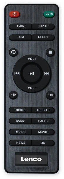 Lenco SPB-260BK /Paar Schwarz – Bild 5