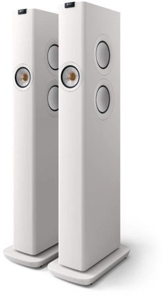 KEF LS60 Wireless /Paar Standlautsprecher Mineral Weiß
