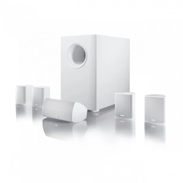 Canton Movie 135 5.1 A/V-Lautsprechersystem Mit Aktiv-Subwoofer Weiß