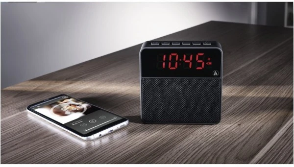 Hama Pocket Clock Multimedia-Lautsprecher Bluetooth Schwarz – Bild 4