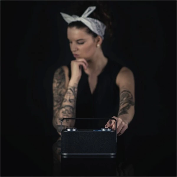 Hama Soundchest Multimedia-Lautsprecher Grau/schwarz – Bild 3