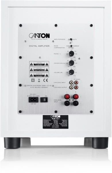 Canton SUB 10.3 Aktiv-Subwoofer Weiss – Bild 3